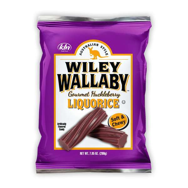 Wiley Wallaby Huckleberry Liquorice 7.05 oz., PK12 120073